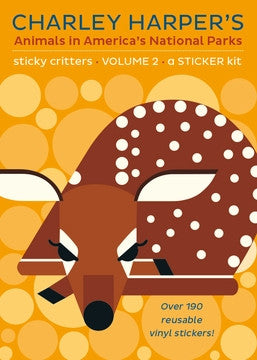 Charley Harper's Animals in America's National Parks: Stick Critters Vol. 2 Sticker Book