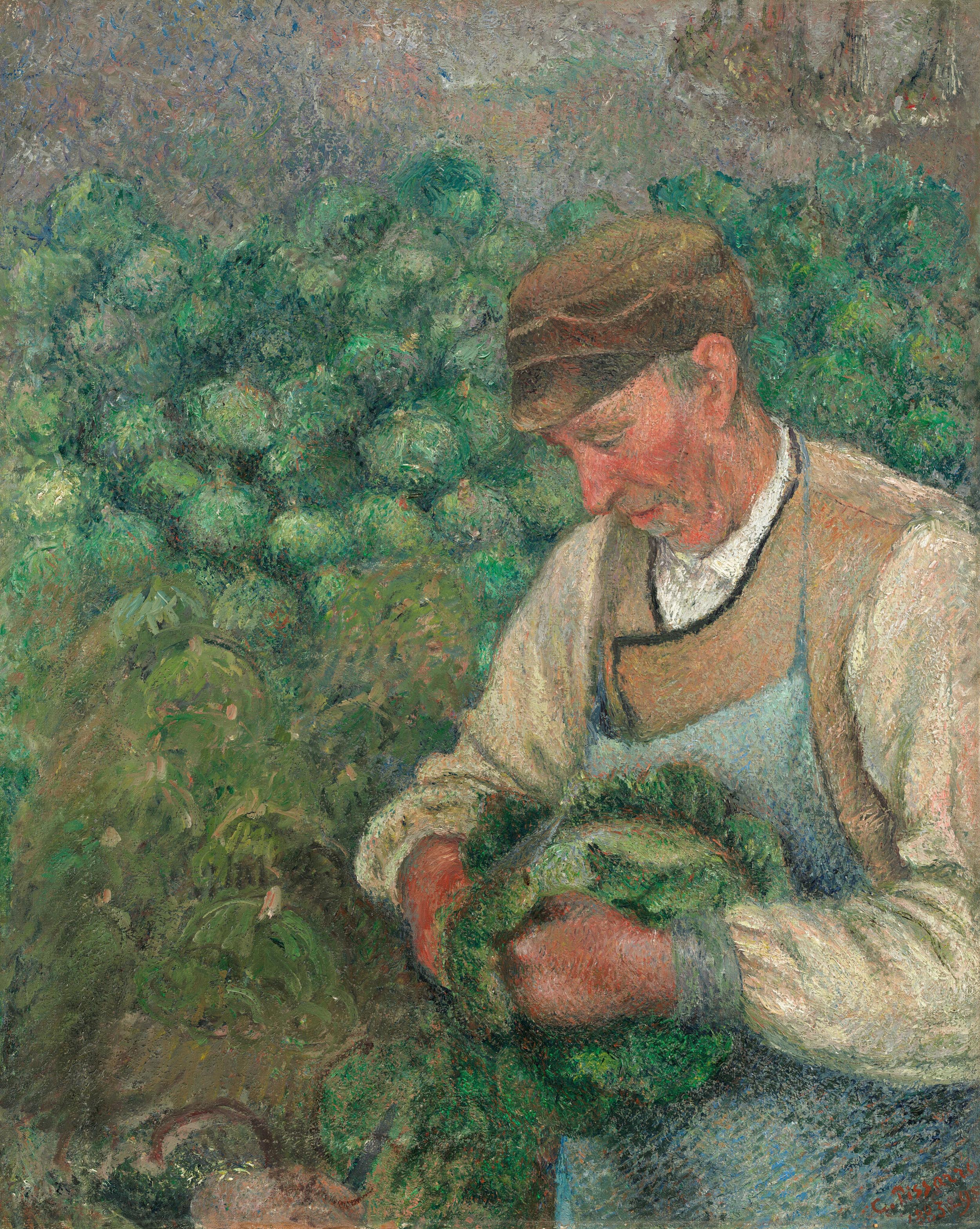 The Gardener - Old Peasant with Cabbage – Camille Pissarro