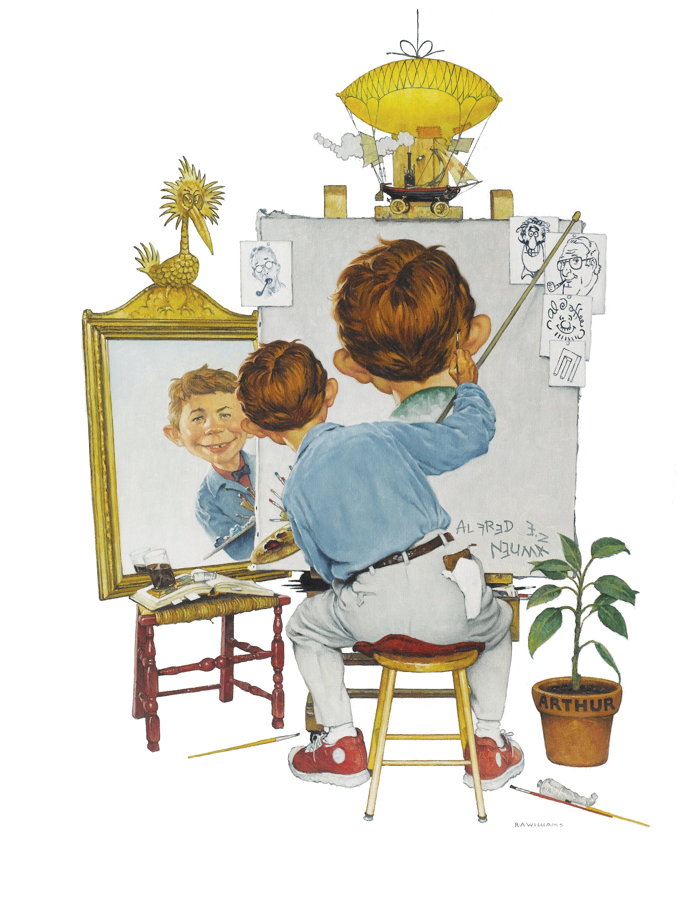 Alfred E. Neuman and Norman Rockwell – Richard Williams