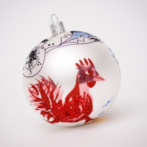 Red Rooster Ornament