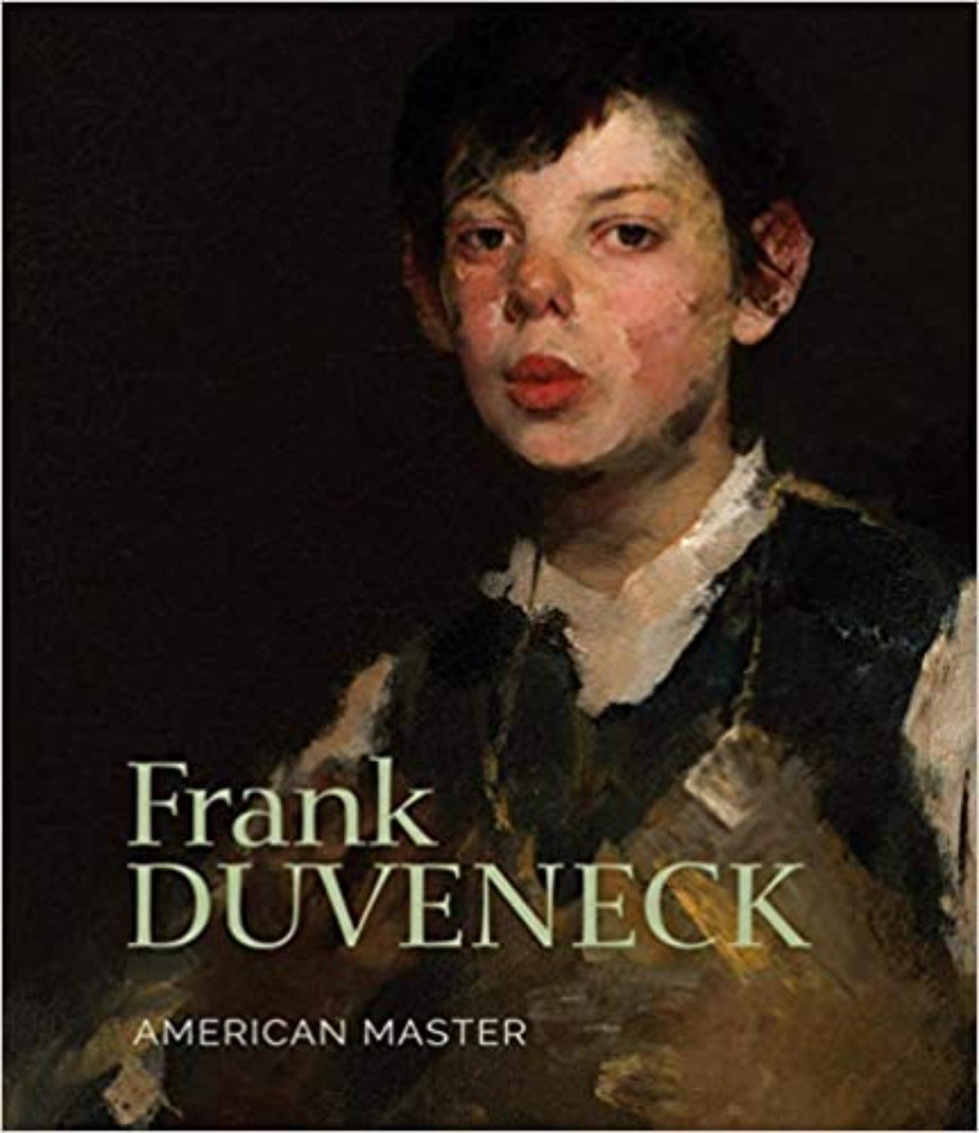 Image of Frank Duveneck book cover featuring the whistling boy