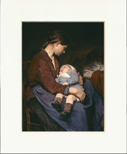 A Mother (Une mère) 11" x 14"  Matted Print