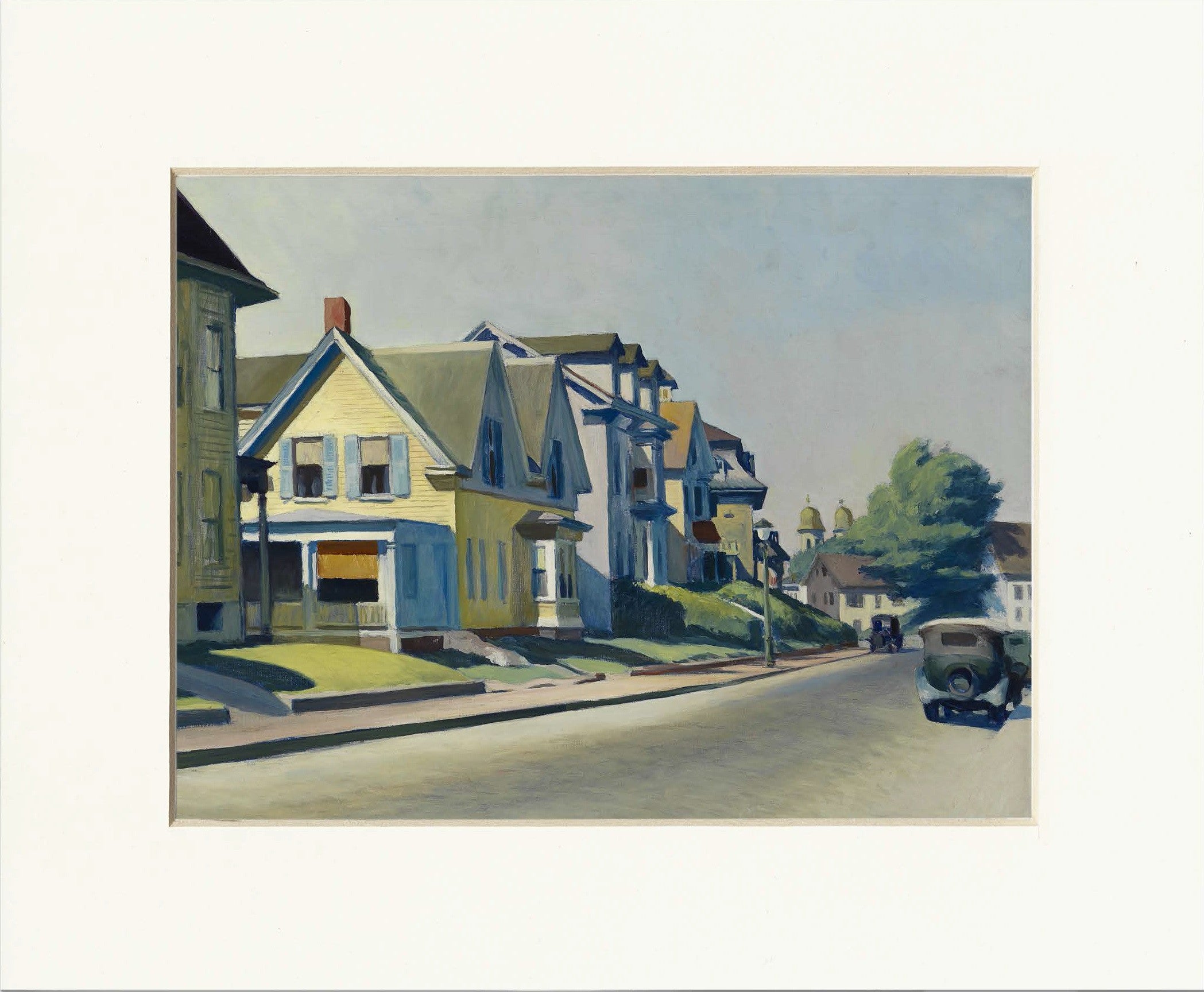 Sun on Prospect Street (Gloucester, Massachusetts) 11" x 14"  Matted Print