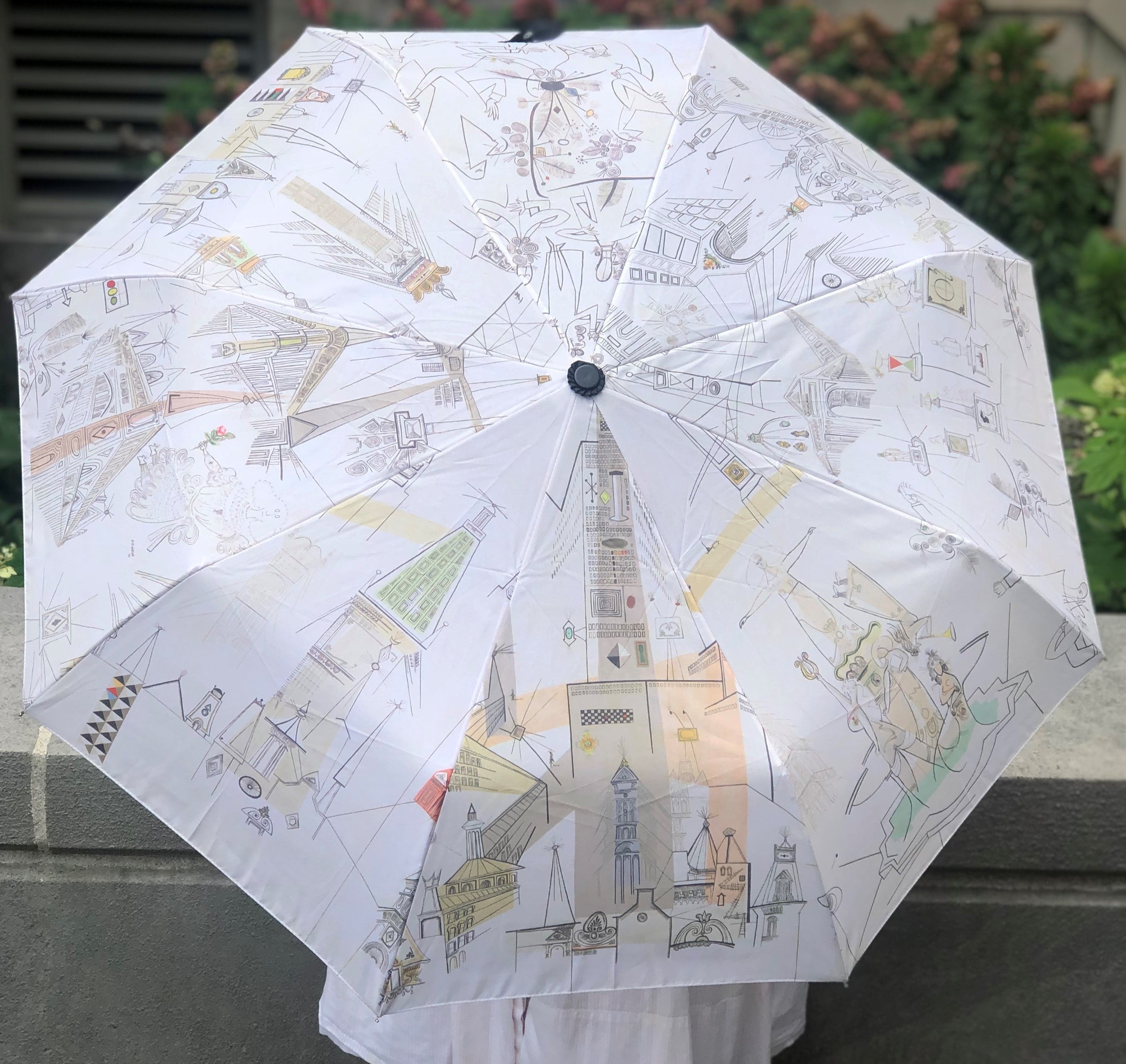 Saul Steinberg Travel Umbrella