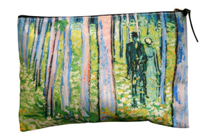 Van Gogh: Undergrowth With Two Figures Zipper Bag