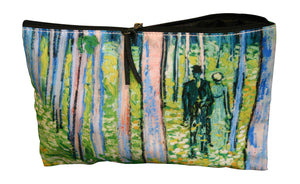 Van Gogh: Undergrowth With Two Figures Zipper Bag
